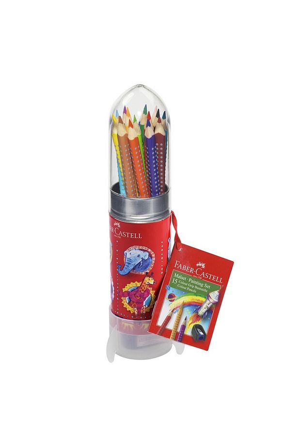 Faber 15 Renk Grıp Boya Kalemi Roket 11124570 - 3