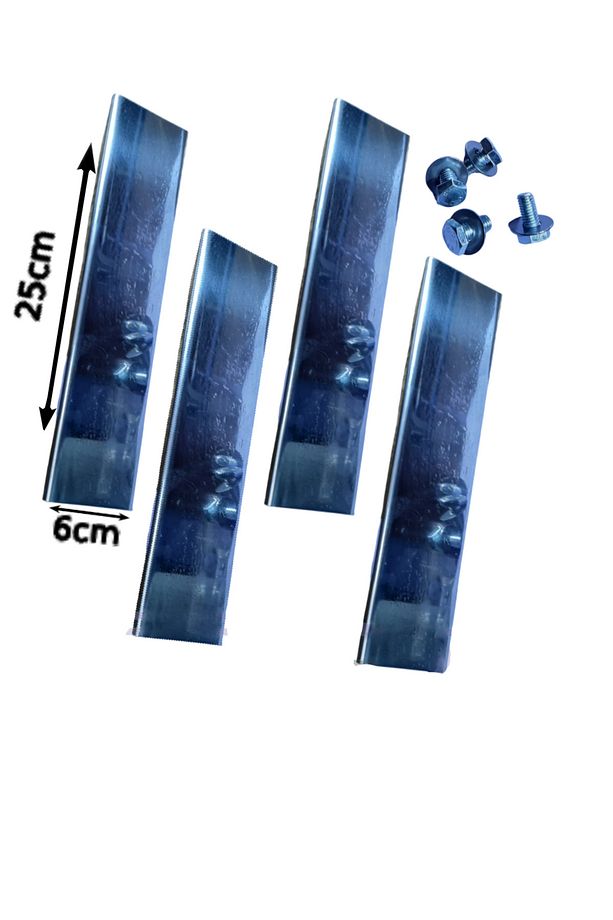 Piramit Fırfır 25cm Orta Takım 4 Adet - 1