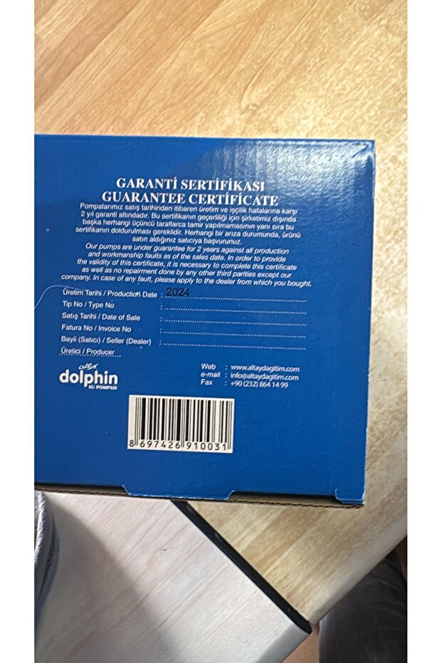 Su Pompası Mavi - 2