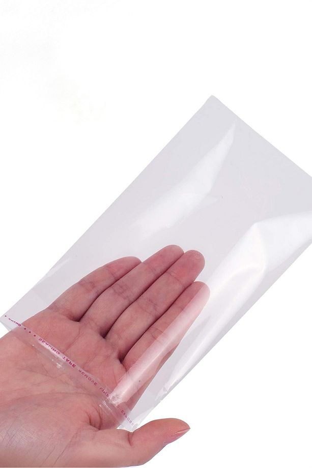 Jelatin Bantlı Yapışkanlı Naylon Poşet 100'lü 7 X 12 - 3