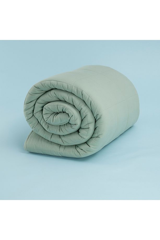 Kullanımı Kolay Tek Kişilik Yastık Alezi Ve Yorgan Seti 170x230 Cm Yeşil - Egeo Life Serisi - 4