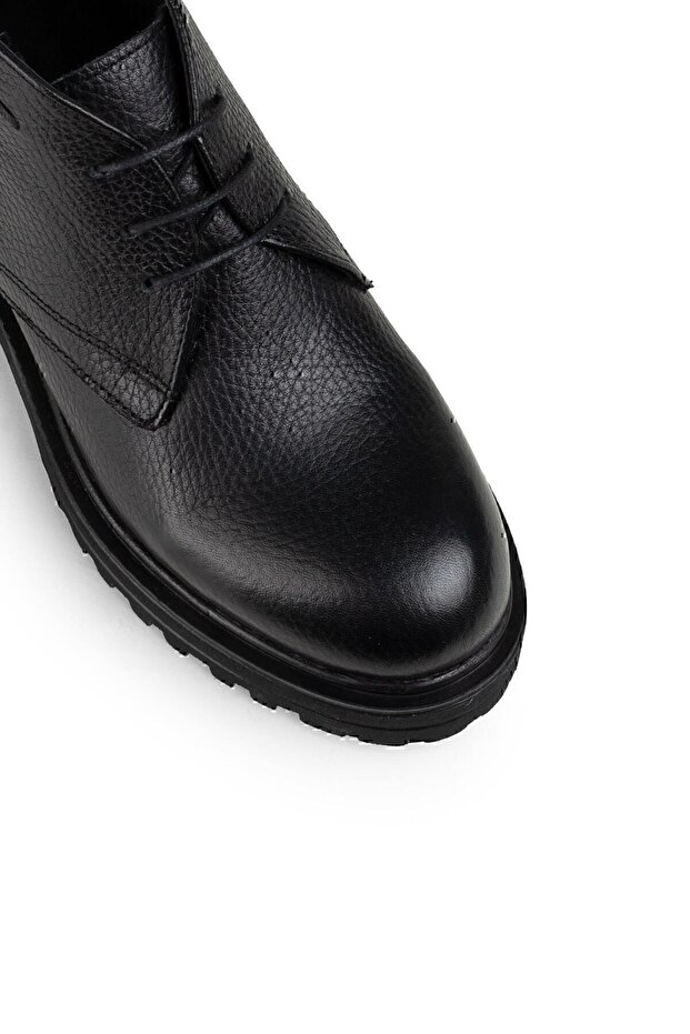 Hakiki Deri Siyah Kadın Bot - 8