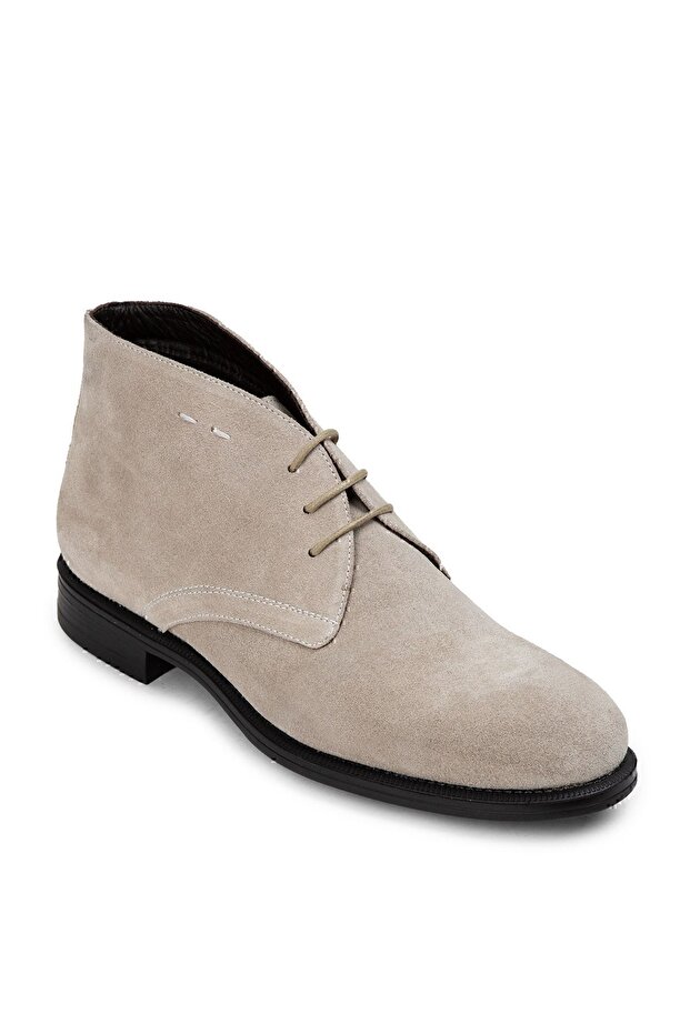 Hakiki Süet Bej Rengi Erkek Çöl Botu - 7