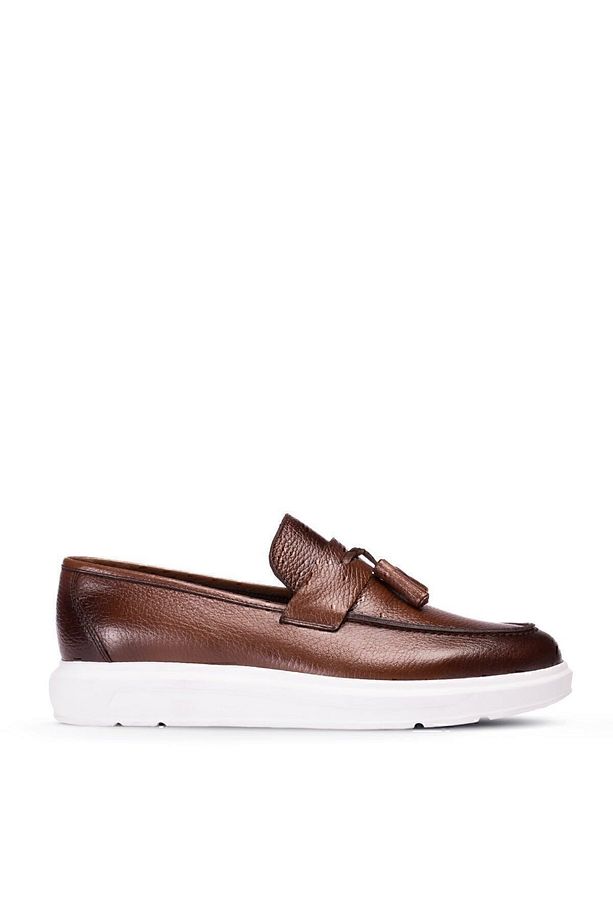 Taba Erkek  Loafer Ayakkabı 01587MTBAP03 - 5
