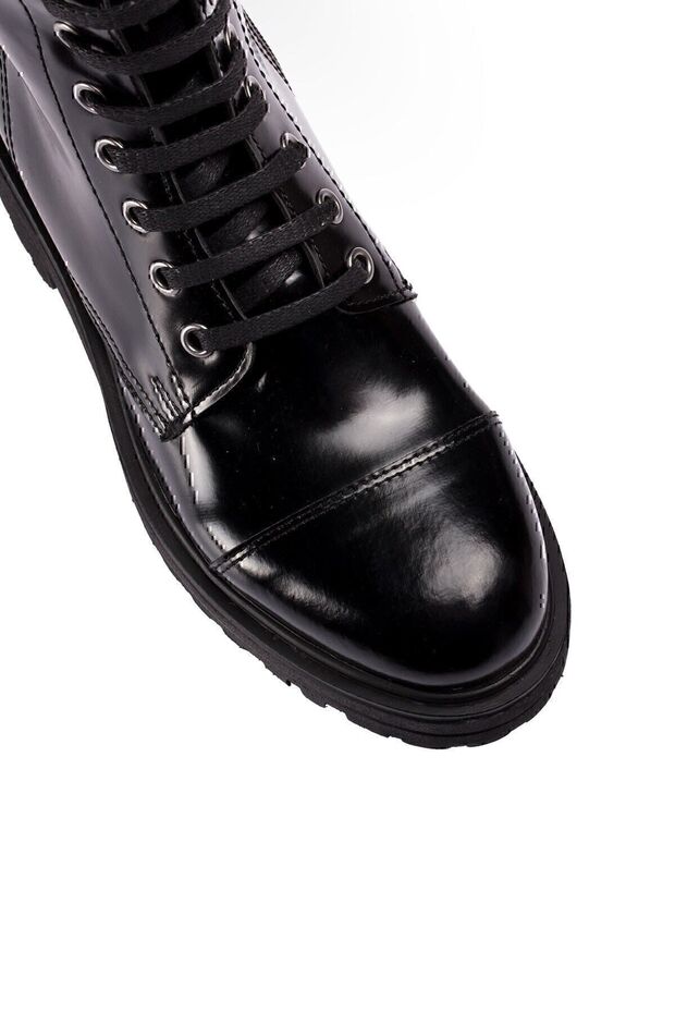 Siyah Kadın Postal Bot - 5