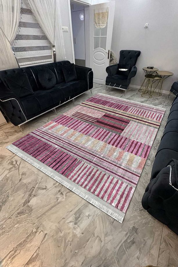 Dokuma Tabanlı yıkanabilir, leke tutmayan kilim - 2