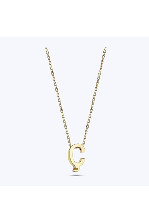 Altın Ç Harfi Kolye - 1