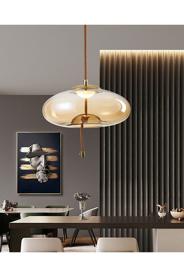 Niora Tekli 5 Watt 3000K Eskitme Bal Camlı Led Sarkıt Avize - 1