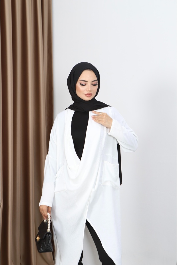 ÇAPRAZ CEPLİ TUNİK - 5