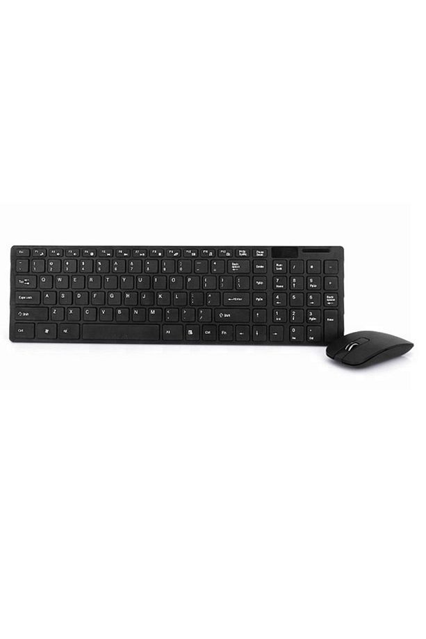 Wireless Sesiz Kablosuz Klavye Mouse Set - 1