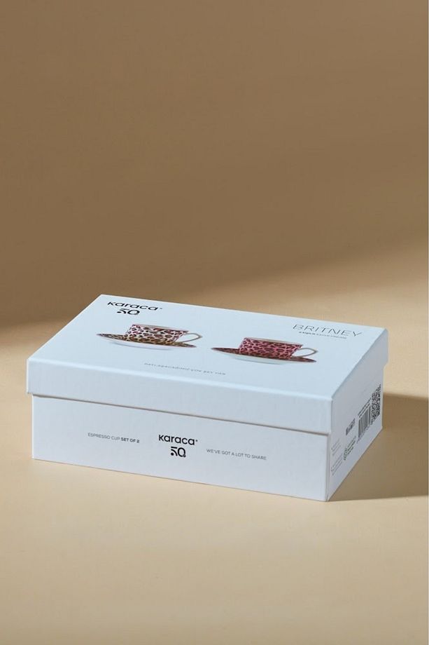 Britney 2 Kişilik Kahve Fincan Takımı 80 Ml - 6