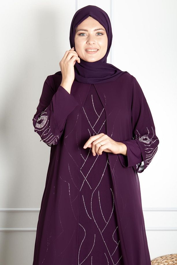 Irmak - Abiye - Mürdüm - Fhm644 - 5