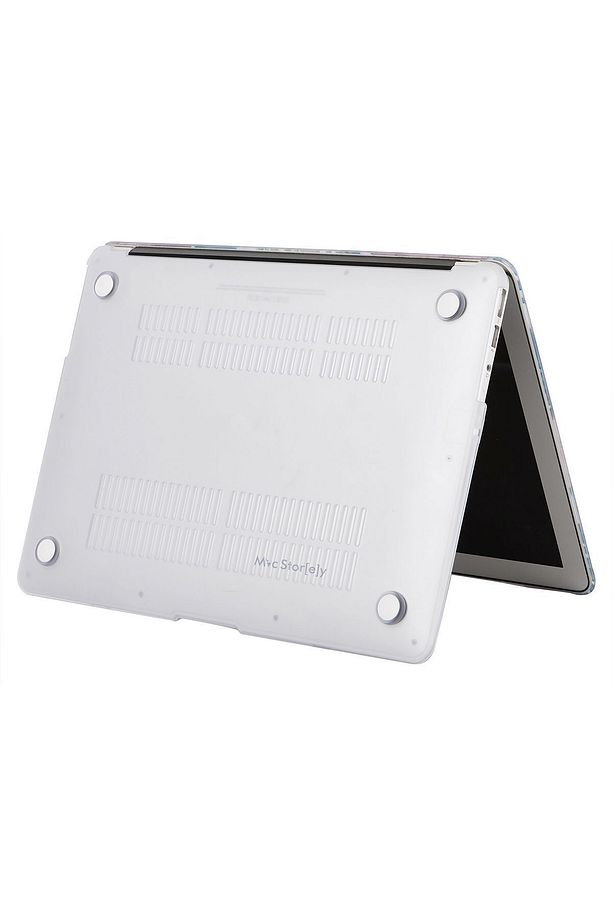 Macbook Air M1 13inç Kılıf Flower01nl (13.3" M1 ÇİP AİR) A2337 A2179 A1932 Ile Uyumlu Sarı - 6