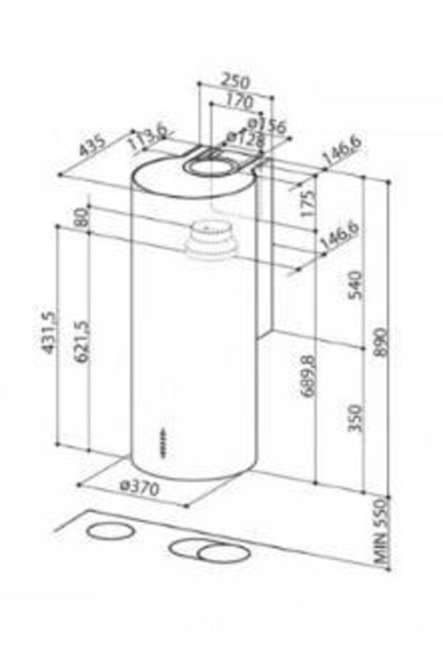Ev8 Wh A37 Ada Davlumbaz - 2