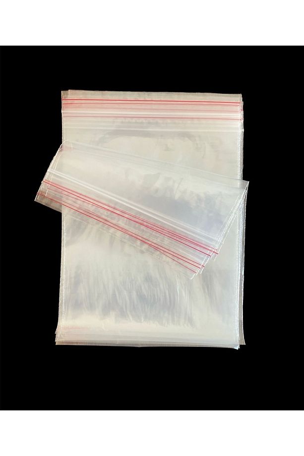 50 Adet 16*20 Cm Şeffaf Kilitli Poşet Torba - 3