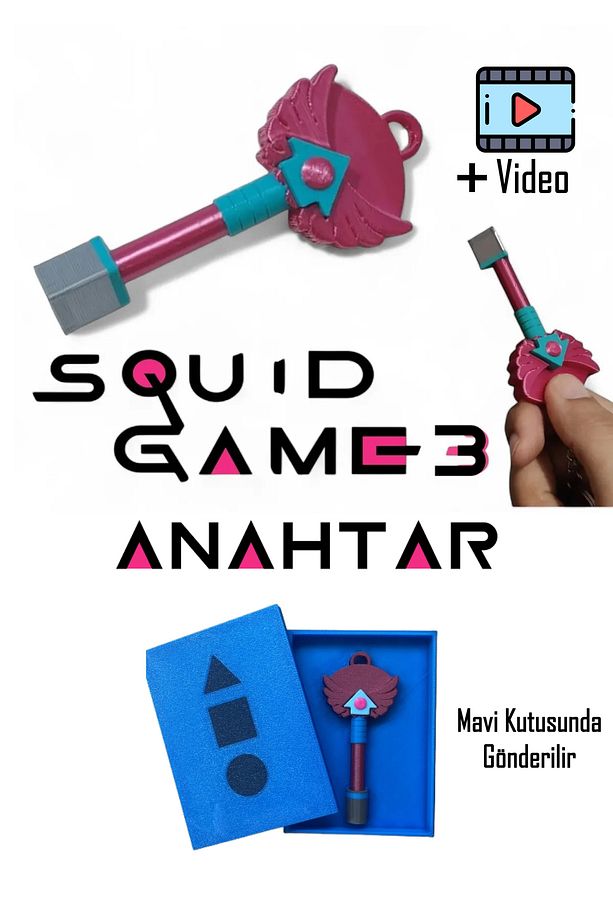 Squid Game 3 Anahtarı - Squid Game 3 Anahtar Kutusu - 1