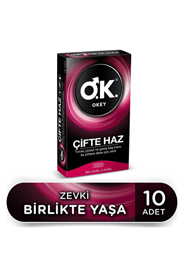 Prezervatif 10 Adet - Çifte Haz