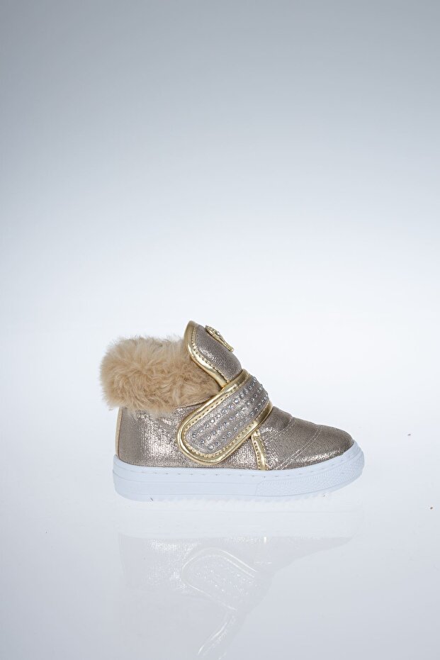 Kürklü Cırtı Taşlı Çocuk Bot - 1