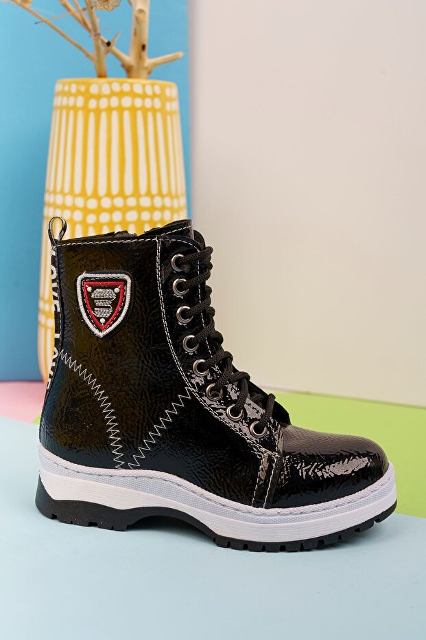 Termo Taban Siyah Rugan Çocuk Bot - 1