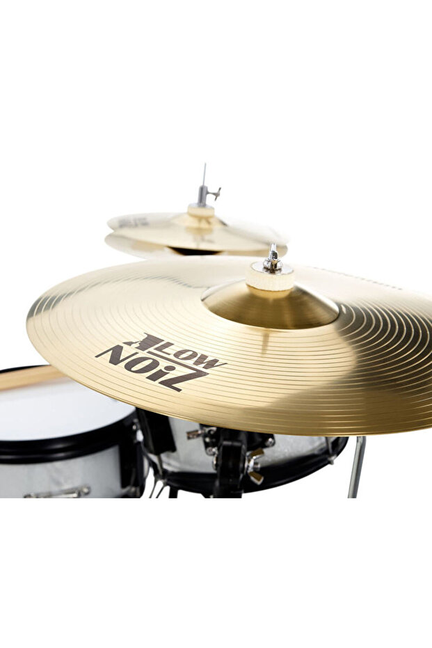Set Tobe Copii Acustice Millenium Youngster Drum Set Silver - 6