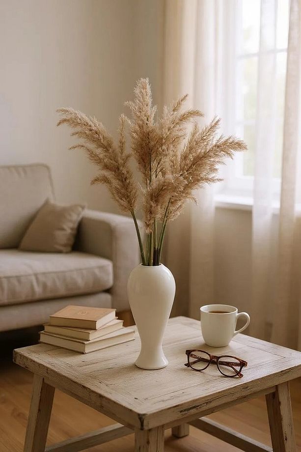 Kuru Çiçek Pampas 7 Adet 100 Cm Boy - 1