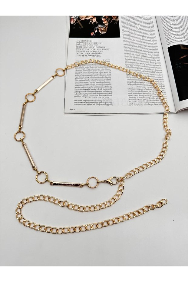Women Chain Belt Dress Belt Shirt Belt Coat Belt Waist Belt Body Belt