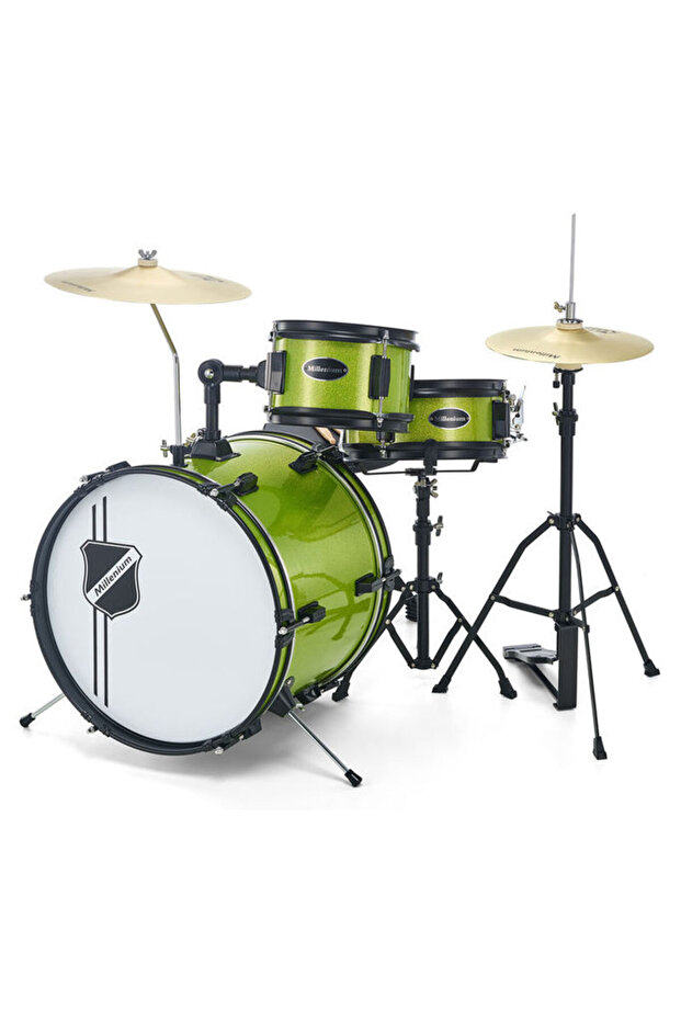 Set Tobe Acustice Millenium Youngster Drum Green - 1