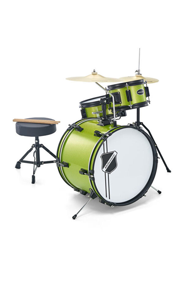 Set Tobe Acustice Millenium Youngster Drum Green - 2