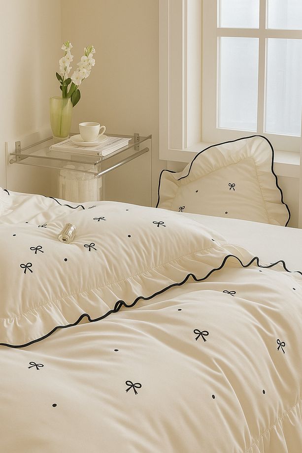 Soft elegance çift kişilik nevresim seti %100 pamuk - 3