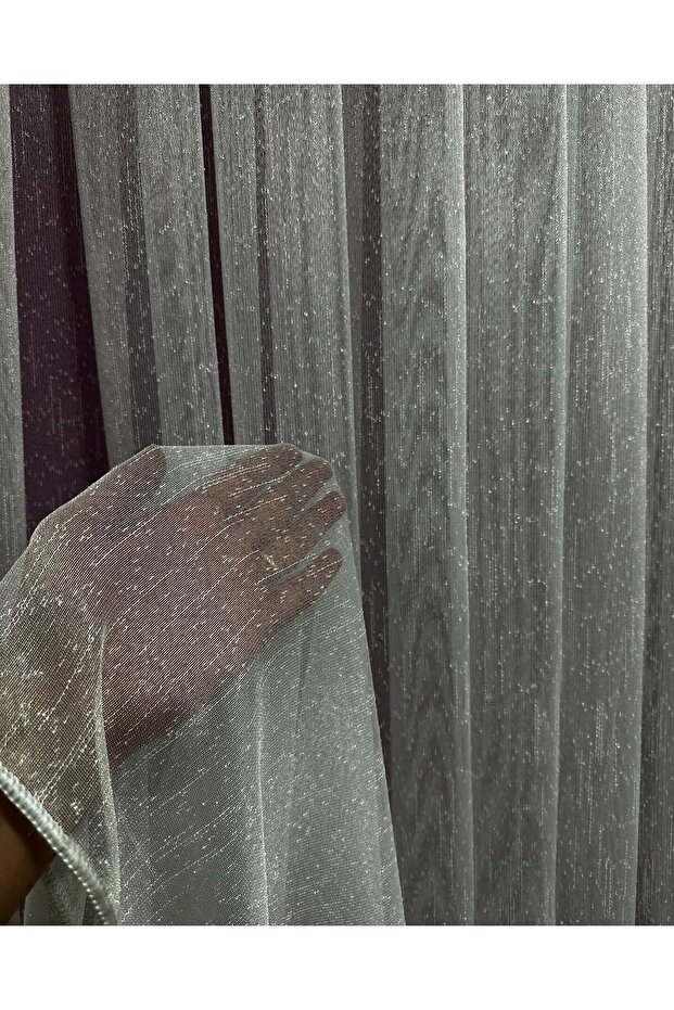 Brillanthome Slubbed Tulle Curtain Normal Pleat.