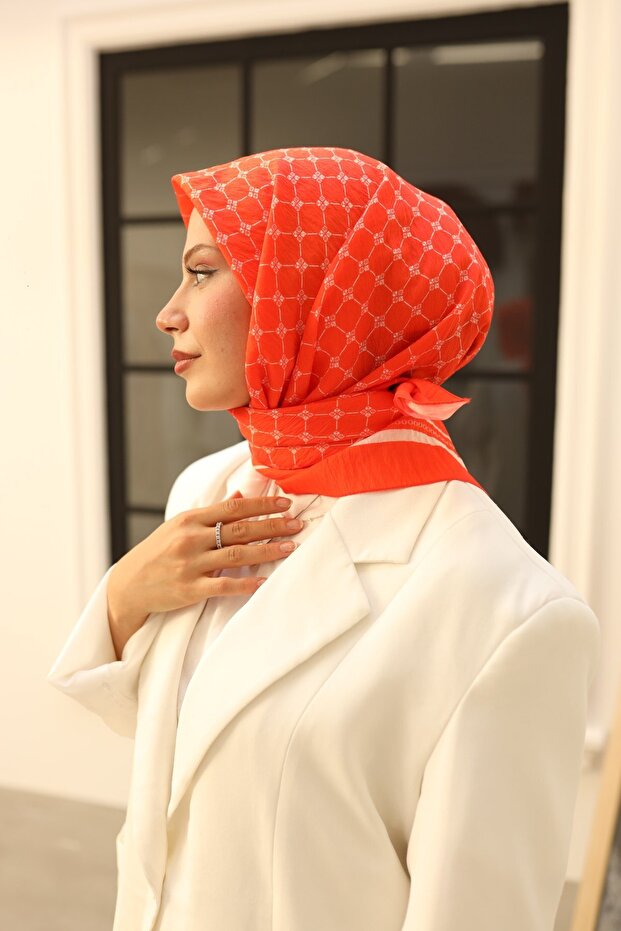 Monogram Desen Olinda Eşarp - 3