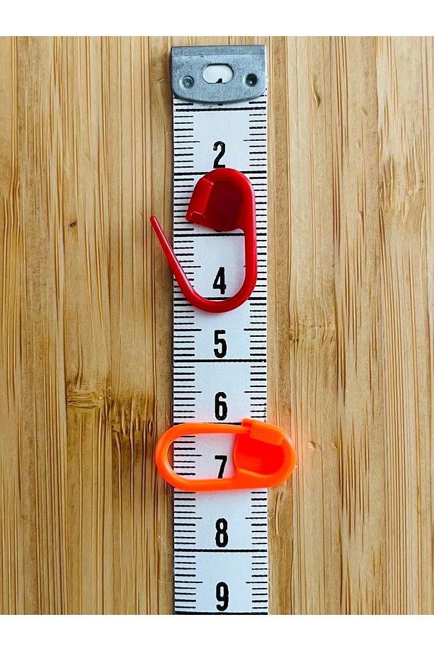 El Örgü Ayraç Ve Ilmek Renkli Plastik Çatal Iğne 1 Paket 20 Adet. - 4