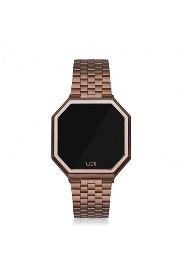 Upwatch Edge Mini - Men's Wrist Watch with Shiny Silver and Silver Straps
