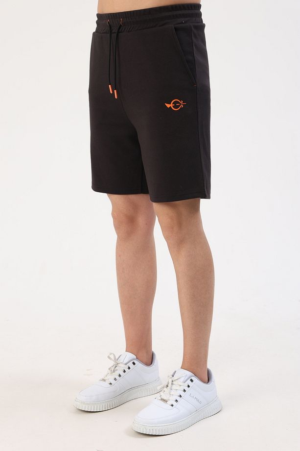 Moda Erkek Siyah Şort - 2
