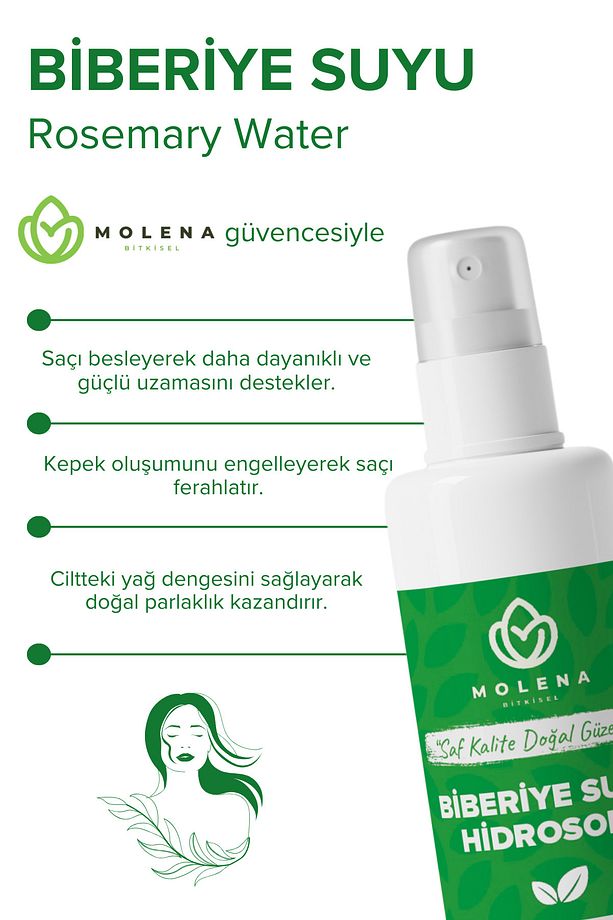 Doğal Bakım Seti - Hint Yağı 20 ml & Biberiye Suyu Hidrosolü 50 ml & Nioli Yağı Suyu 50 ml - 3