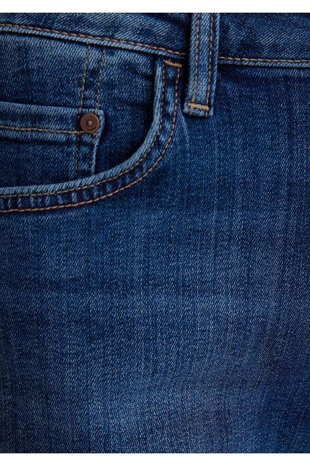 Pixie Casual Koyu Mavi Jean Şort 1437090726 - 8