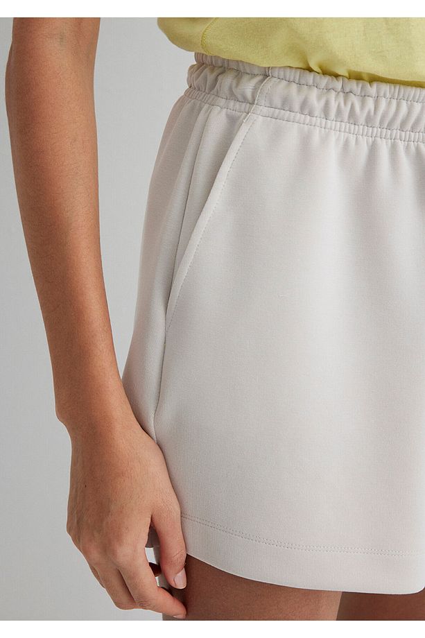 Bej Tencel Tm Modal Şort 1410154-83746 - 7