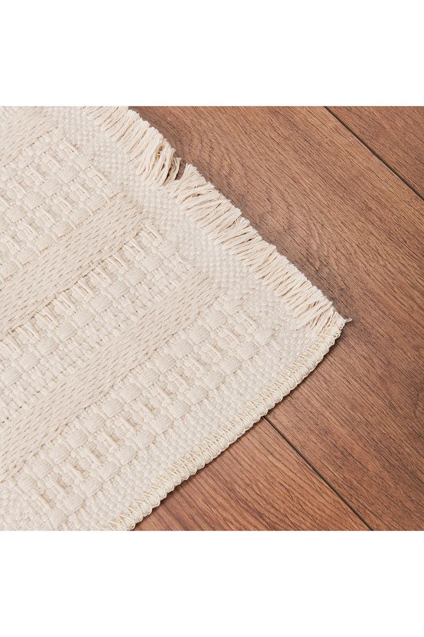 Soft Ruut Rutenna Halı - Ekru - 160x230 cm - 3