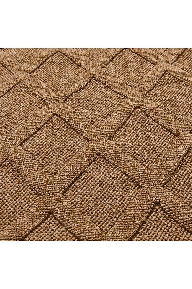 Soft Ruut Rutenna Halı - Bej - 80x150 cm - 2