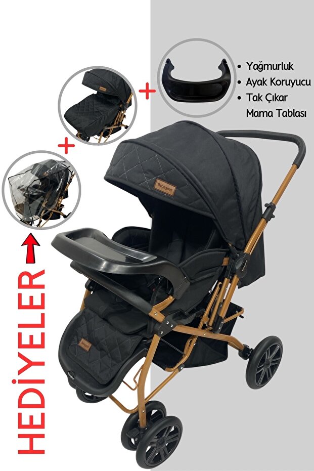 Çift Yönlü Bebek Arabası - 1