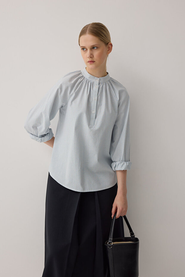 Hakim yaka gömlek - 1