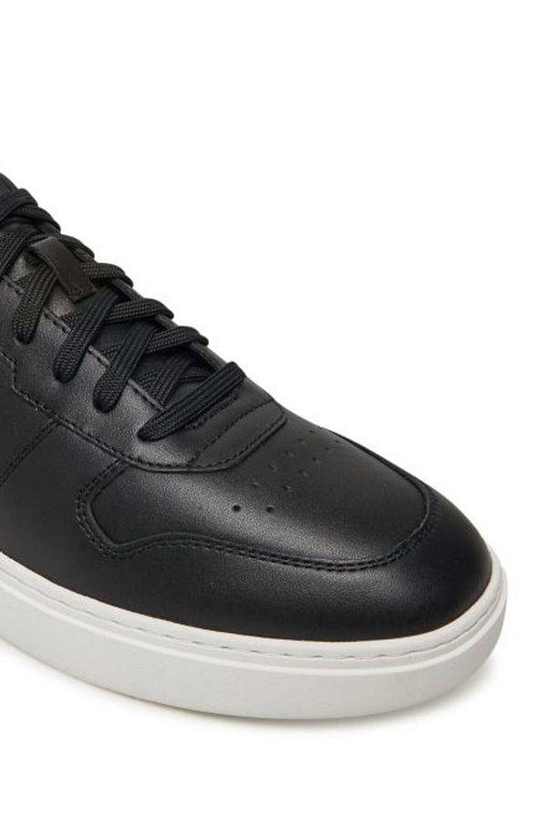 Logolu Deri Sneaker Ayakkabı Erkek AYAKKABI 50542538 001 - 6