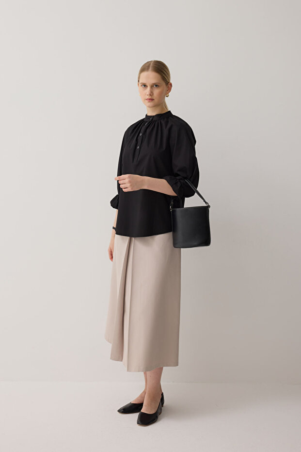 Hakim yaka gömlek - 4