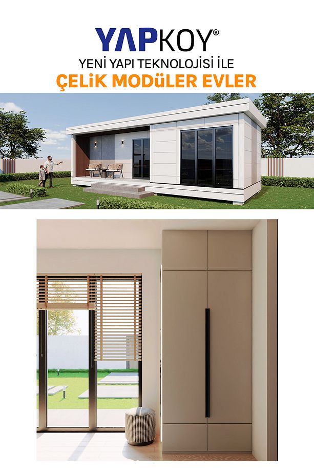 Yüksek Yalıtımlı Çelik Modüler Ev, 40 M2 - 9