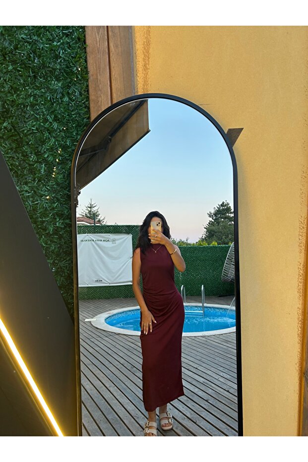 Model pike kumaş elbise - 6