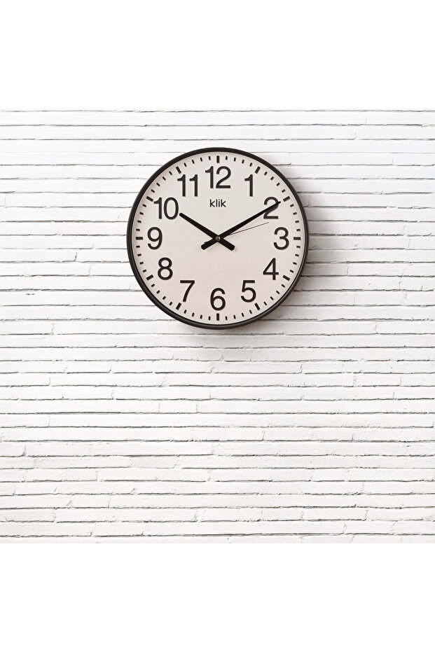 Simplex Duvar Saati - Siyah - 1