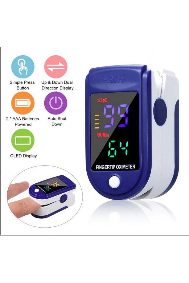 Pulse Oksimetre - Satürasyon, Nabız Ölçer - Spo2 - 1
