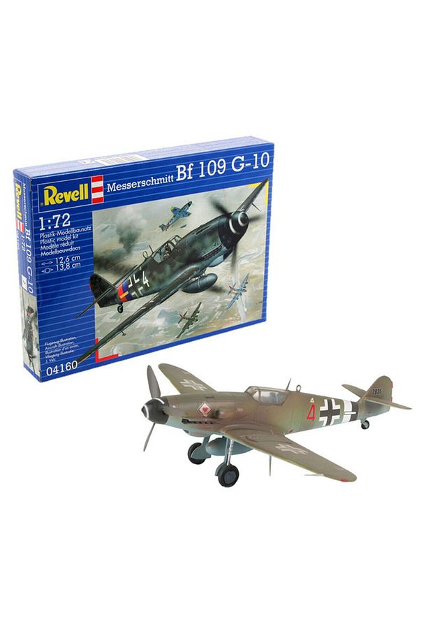 Maket Seti 1:72 Messerschmitt Bf 109 G-10 4160 (12 Cm Uzunluk ) - 3