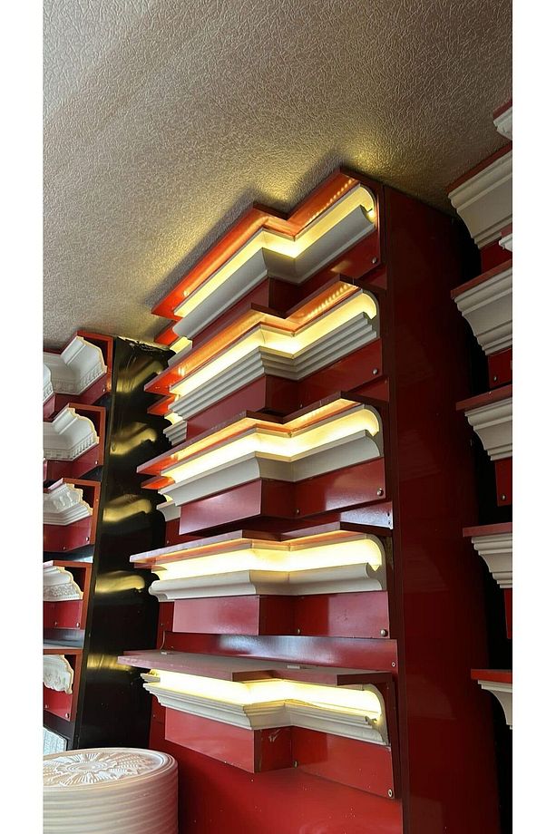 Tavan Led Uygulanabilir Kartonpiyer Lk 02 Özel Fiyat 2 Metre = 1 Adet - 4