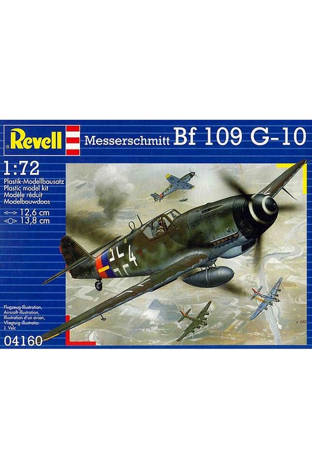 Maket Seti 1:72 Messerschmitt Bf 109 G-10 4160 (12 Cm Uzunluk ) - 4
